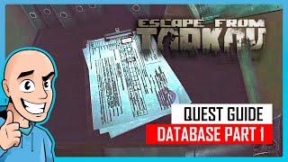 Database Part 1 Quest Guide Interchange Map | Teaching My Son #58 | Escape from Tarkov PVE