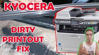 KYOCERA DRUM CLEANING | HOW TO CLEAN TONER DRUM | KYOCERA FS-1135MFP | KYOCERA DIRTY PRINT