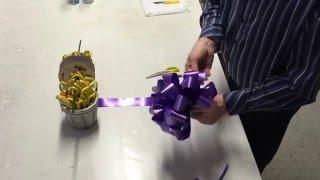 How to make a simple bow - multi loop and chocolate box style bow -