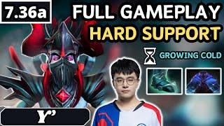 7.36a - Y' LICH Hard Support Gameplay 42 ASSISTS - Dota 2 Full Match Gameplay