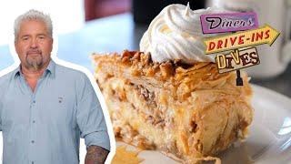 Guy Fieri Sends #DDD "Bat Signal" for Baklava Cheesecake  Diners, Drive-Ins and Dives Food Network