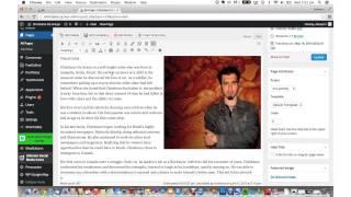 Editing A Wordpress Page Tutorial -  Sharp Edge Studios - Website Design Courses