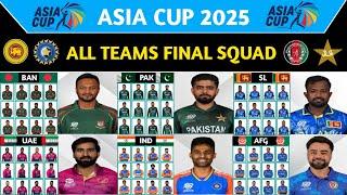 Asia Cup 2025 - All Teams Final Squad | ACC Asia Cup 2025 All Teams Squad | Asia Cup 2025 .