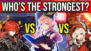 DPS SHOWDOWN! Yanfei vs Klee vs Diluc! 4 POWERCREEP?! Genshin Impact