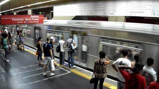 Linha 3 do Metrô de São Paulo - Estação Tatuapé - HD