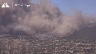 Dramatic timelapse footage shows explosion of Palisades Fire