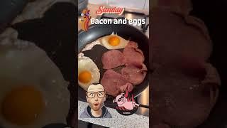 Bacon and eggs time #baconandeggs #bacon #eggs