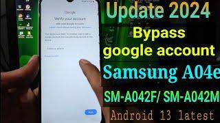 FRP Bypass Samsung A04e via Sp flashtool || Samsung A04e google account bypass