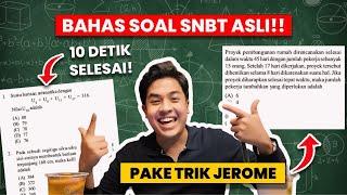 BAHAS & TRIK 15 SOAL ASLI SNBT PENGETAHUAN KUANTITATIF! | JEROME POLIN