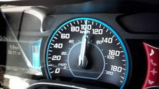 2013 Ford Focus EV acceleration 0 to 110 kmh