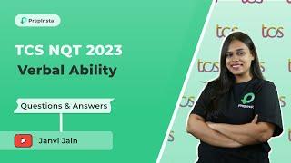 TCS NQT Verbal Ability Questions & Answers 2023 - 2024