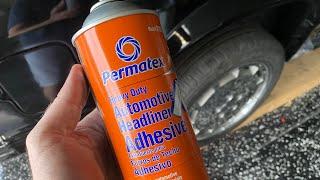 Permatex Automotive Headliner Adhesive product review and SVO update