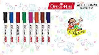 Soni OfficeMate Refillable White Board Marker | Marker Pens #yt #whitebeard #markers