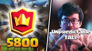 CLASH ROYALE - NOVA TALI LADDER PUSH (5800) **HIGH LEVEL GAMEPLAY**