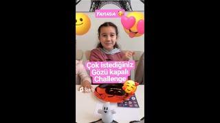 Blindfold ChallengeAyşem Ece Arı️️ #shorts #trending #ayşemecearı #challenge