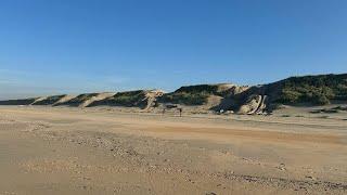 Er worden gaten in de duinen gemaakt ten zuiden van Castricum opname van dinsdag 5 nov 2024