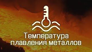 Температура плавления металлов