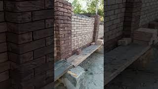 Забор из керамические облицовочный кирпича #рекомендации #shorts