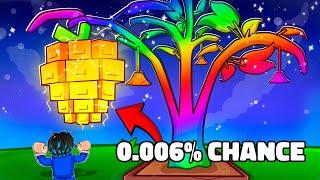 I Grew The RAREST Tree in Grow a Garden History! (It Took 112 Hours)