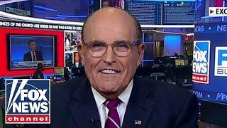 Giuliani rips 'corrupt' media, defends Trump's calls for Biden probe