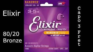 [#1] Acoustic Fingerstyle Improvisation: Elixir Extra Light Acoustic Guitar Strings - David Basic