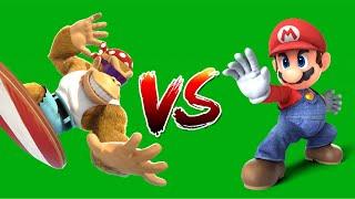 Super Smash Bros Ultimate - Funky Kong vs Mario (SSBU)