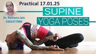 Practical supination sarvangasana & naukasana 17 12 24 M.A  M.Sc Yogic Science Dr. Rachana Jain