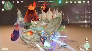 Genshin Impact - Achievement - The King Is Dead, Long Live The King!: Interrupt Searing Coronation