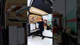 This is where the Luggage goes on the 2025 Toyota Hiace 300 Luxury Modified Van