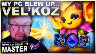 MY PC BLEW UP BUT I HAD TO CARRY ON VEL'KOZ ANYWAY! | League of Legends