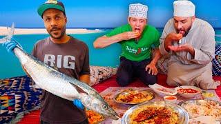 Eating Only SEAFOOD for 24 Hours in Oman!! Ultimate Arabian Food Tour!!