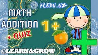 Math Addition 1+. ©Learn&Grow with FLEDU.UZ