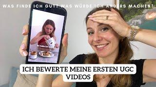 UGC Video Beispiel - Ich zeige euch meine ersten UGC Videos