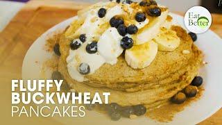 Fluffy Buckwheat Pancakes With Greek Yoghurt and Berries | Eat Better | Trailer