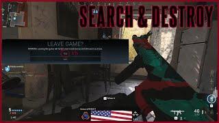 When the entire enemy team leaves | COD MW SnD