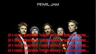 Pearl Jam-Red Mosquito w/lyrics