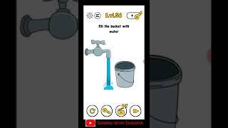 Trick Me Level 56 Fill the bucket with water walkthrough