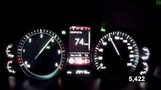 Lexus LX 450d - Acceleration 0-100 km/h (Racelogic)