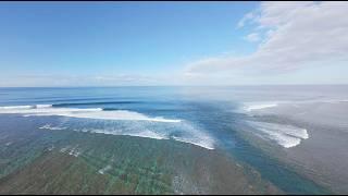 SHALLOW REEF PERFECTION IN REUNION // 3 DRONE SESSIONS BY MRGUITS #bodyboarding