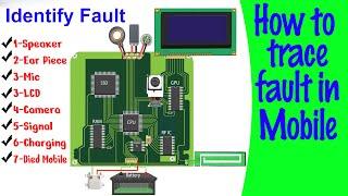 How to trace & find fault in mobile phone | techniques to find fault in Smart Phone Tutorial#14