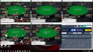 Живая игра (Stream) в покер Pokerstars NL10-25 Zoom, пытаемся выбраться с болота. 18+