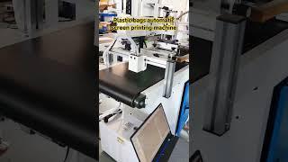 Plastic bags automatic screen printing machine