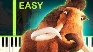 ICE AGE THEME - EASY Piano Tutorial