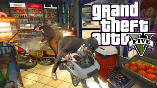 [Dansk] GTA 5 Online - Sjov & Spas - MOTORCYKLER I KIOSKEN!