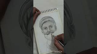 Chhatrapati Shivaji Maharaj sketch#chhatrapatishivaji #sketch#ytshort#viralshorts#trendshorts#shorts