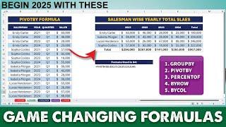 2025's New Game-Changing Excel Functions You Can't Miss!