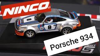 Ninco porsche 934 Slot car Review : Martini style