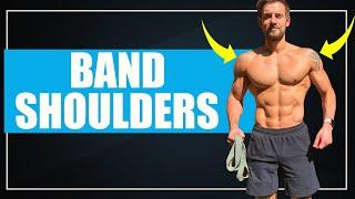 RESISTANCE BAND SHOULDERS WORKOUT! Follow Along! 17 Minutes...