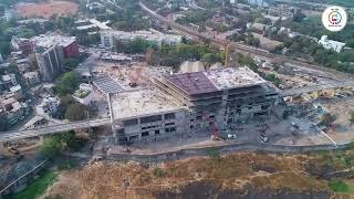 Sky View of Metro stations of Reach 04- Swargate to Civil Court Metro Station