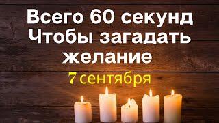 Всего 60 секунд, чтобы загадать желание. Не пропустите!